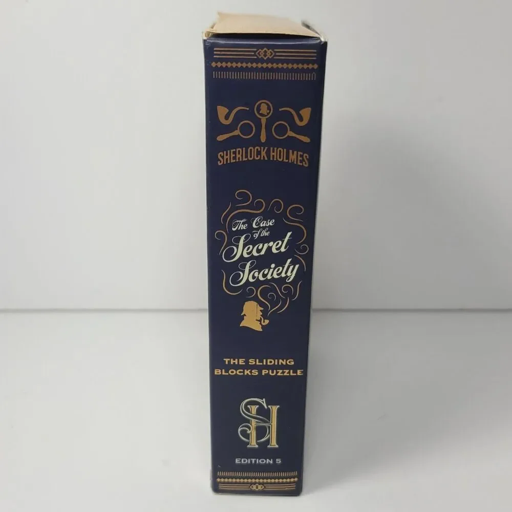 Sherlock Holmes Case of the Secret Society Brain Teasing Sliding Blocks Puzzle